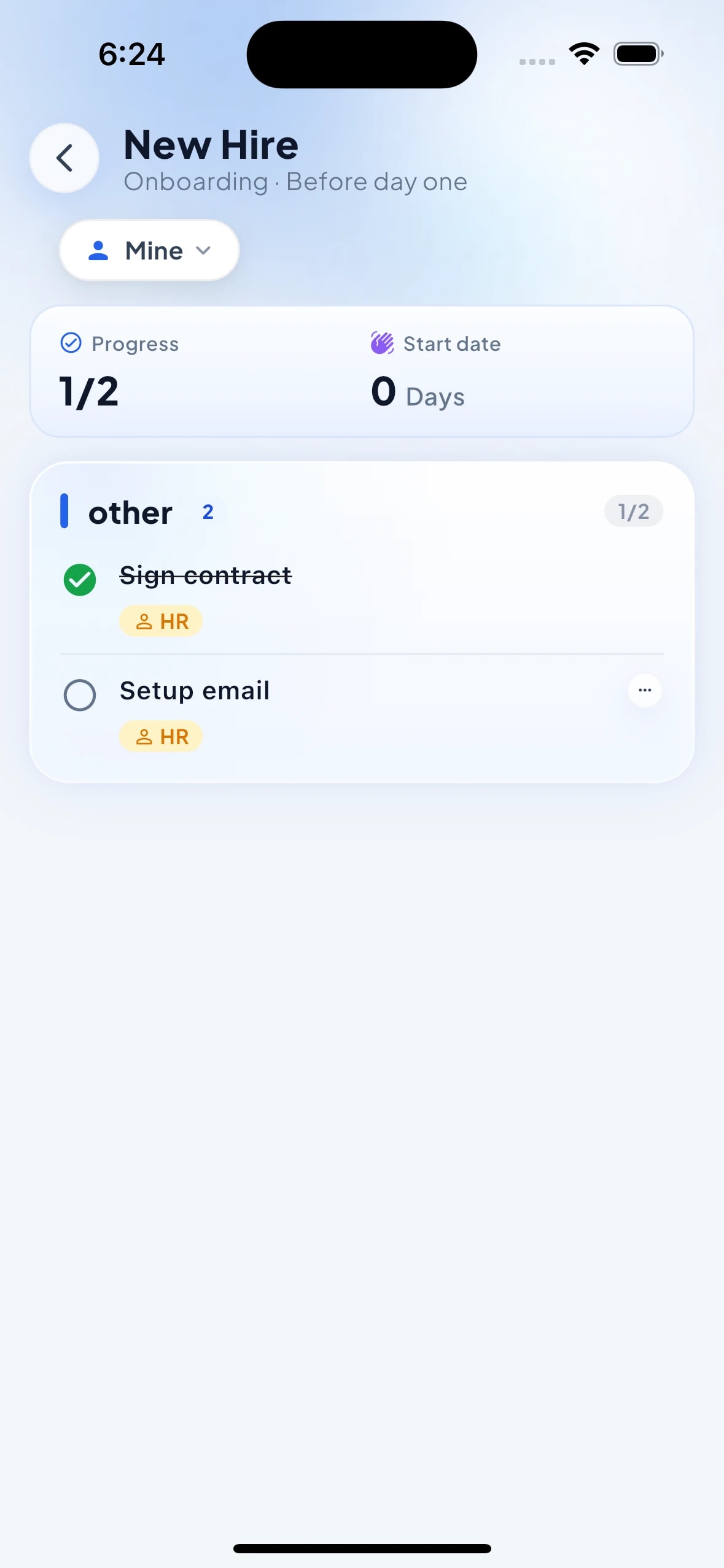 Hire, onboard, review